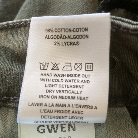 DL1961 Gwen Camouflage Jogger Pant Size 25 EUC - Picture 11 of 14